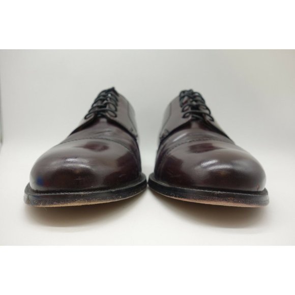 Cole Haan Burgundy Leather Cap Toe Lace Up Oxfords Shoes Men\'s 10 D main image 7